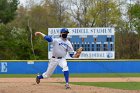 Baseball vs CGA  Wheaton College Baseball vs Coast Guard Academy during game one of the NEWMAC semi-finals playoffs. - (Photo by Keith Nordstrom) : Wheaton, baseball, NEWMAC
